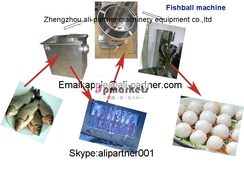 ステンレス鋼加工機fishball/魚ボールの生産ライン問屋・仕入れ・卸・卸売り
