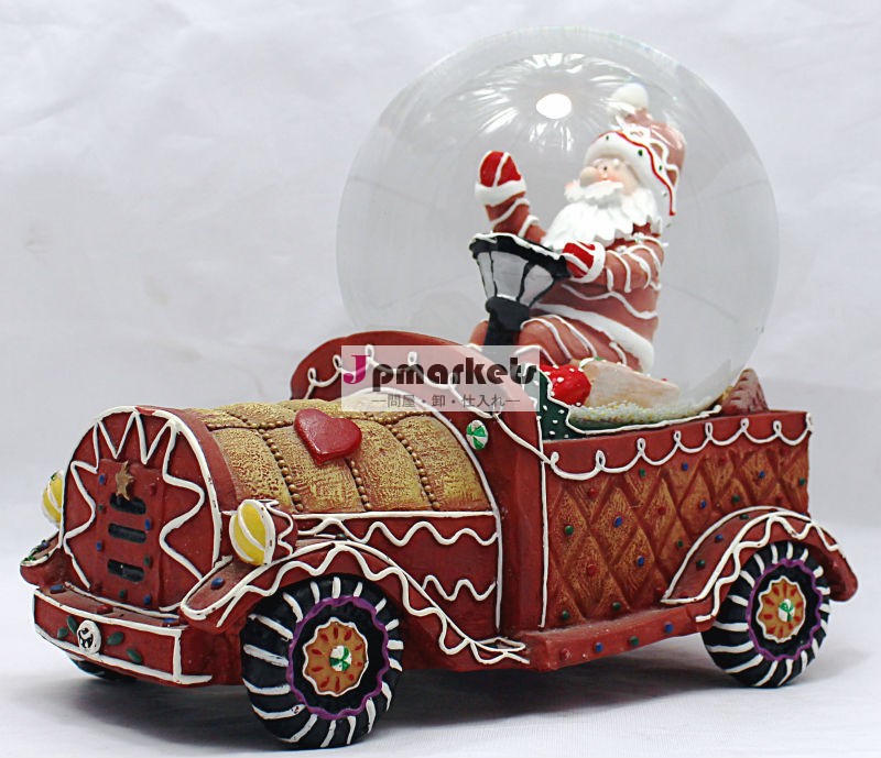 クリスマスsnowglobe- サンタで車を運転問屋・仕入れ・卸・卸売り