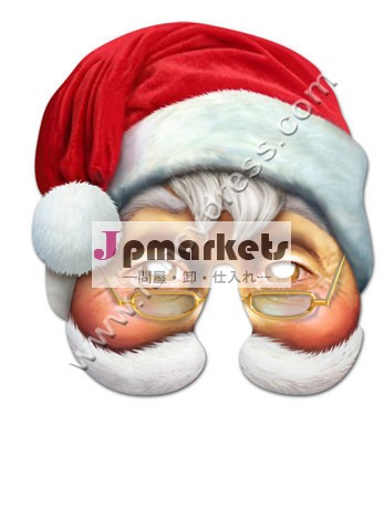 サンタクロースマスクハーフマスク、 クリスマスマスク、 サンタクロースms0104マスク問屋・仕入れ・卸・卸売り