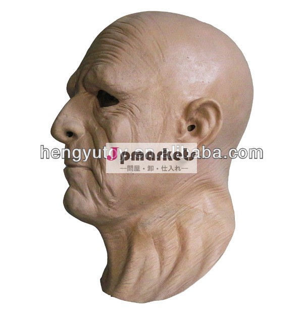 老人仮装変装ラテックスゴムフルヘッド現実的な人間のマスク問屋・仕入れ・卸・卸売り