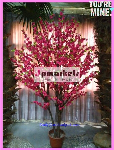 中国サプライヤ家の結婚式の装飾的な人工的な桜の盆栽ツリー、 人工樹木桜問屋・仕入れ・卸・卸売り