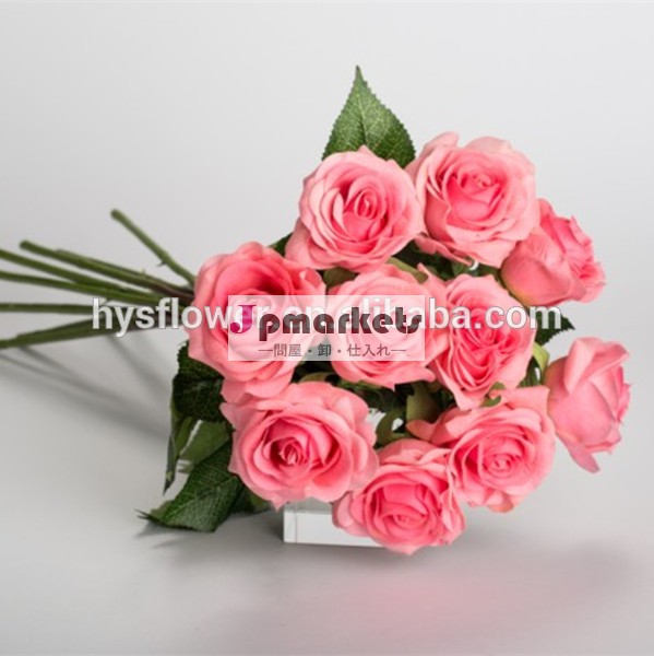 造花の結婚式の好意の高品質リアルタッチは人工的な花バラ問屋・仕入れ・卸・卸売り