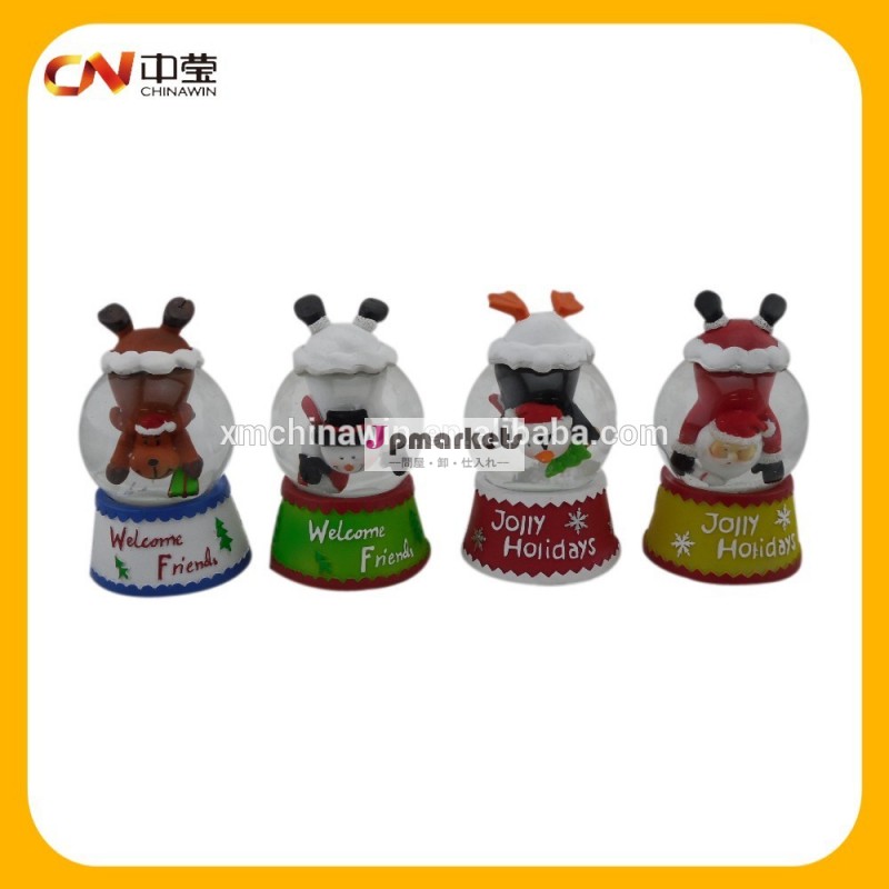 中国のサプライヤー樹脂ユニークなクリスマススノードーム問屋・仕入れ・卸・卸売り