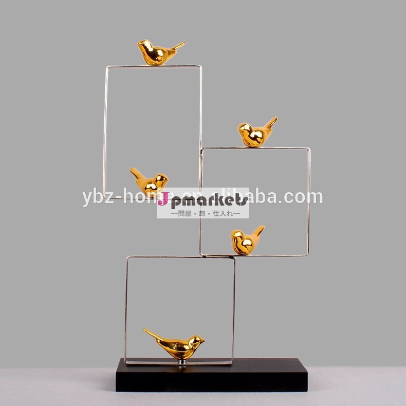 創造的な樹脂金鳥のクリスマスの飾り問屋・仕入れ・卸・卸売り