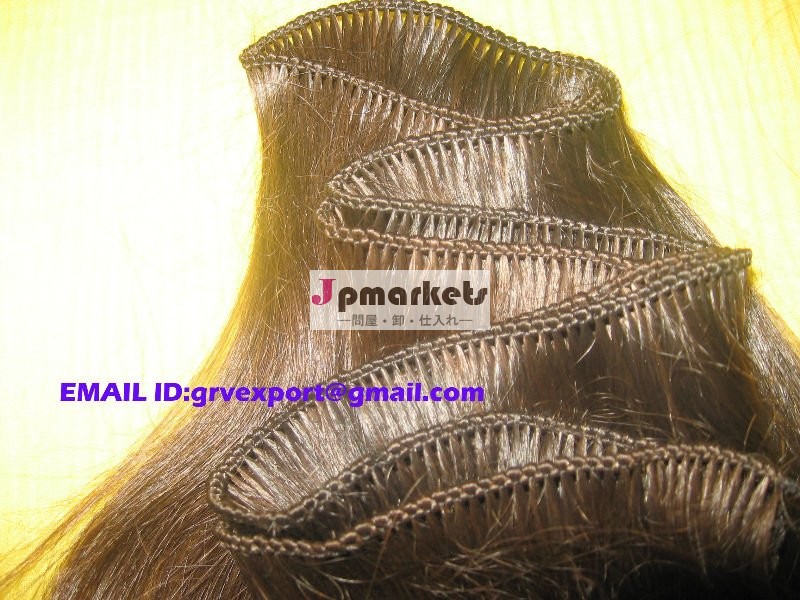 100％純粋なバージンインドの寺院の毛、 インドのremy毛、 インドの毛のバルク問屋・仕入れ・卸・卸売り