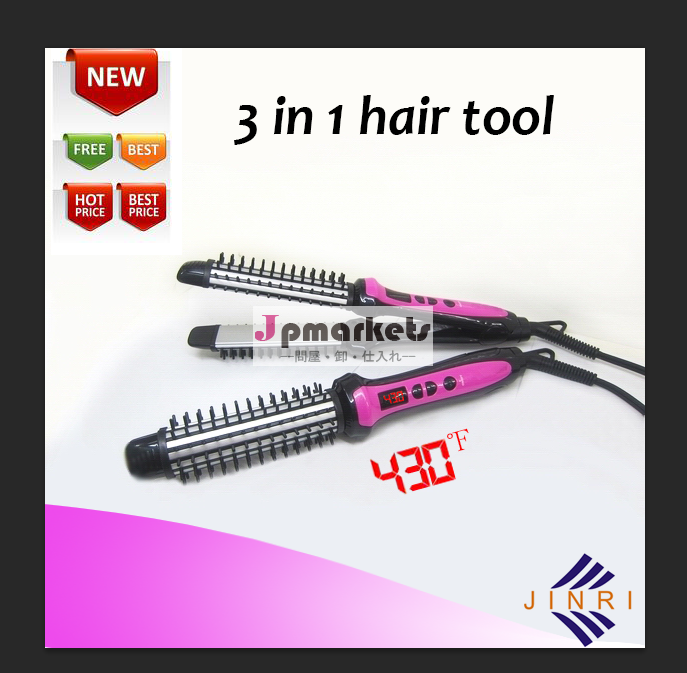 Jinri- 05931でlcdヘアアイロンのストーブセット自動ヘアカーラーヘアカーラー髪スタイラー2014年テレビで見られるように問屋・仕入れ・卸・卸売り