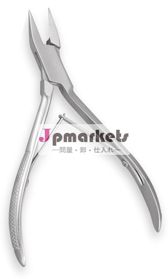ネイルニッパー、 矢印poionted、 ダブル、 スプリング、 テクスチャのハンドルボックスジョイント。問屋・仕入れ・卸・卸売り