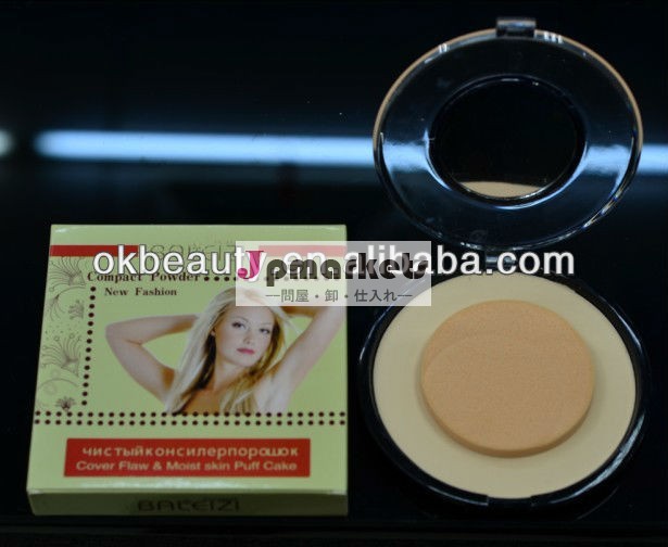 高品質2013完璧な保湿肌のフェイスパウダーファンデーションコンパクト化粧鏡付き問屋・仕入れ・卸・卸売り
