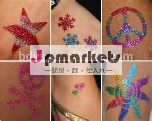 新しい人気の卸売マジックグリッターゲルタトゥーグリッターペイント顔ボディグリッターグルー問屋・仕入れ・卸・卸売り