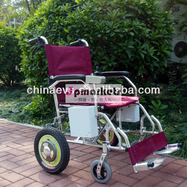 新しいスタイルの快適な2014年電動折り畳み式車椅子ホイールとハブ付きlithum電池問屋・仕入れ・卸・卸売り