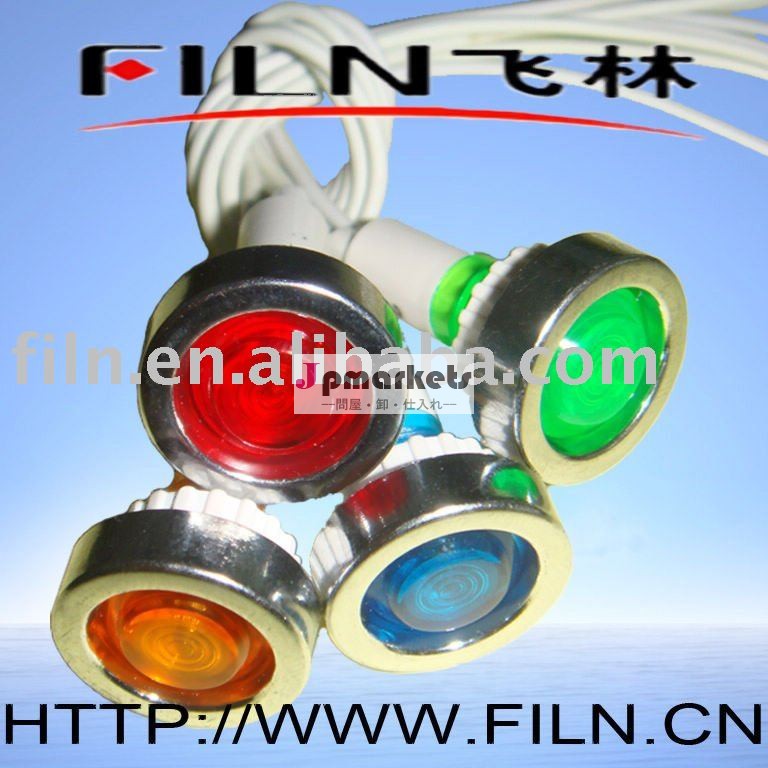 FILNの熱いプロダクト4はワイヤーFL1-09が付いている10mm導かれた信号ランプを着色する問屋・仕入れ・卸・卸売り