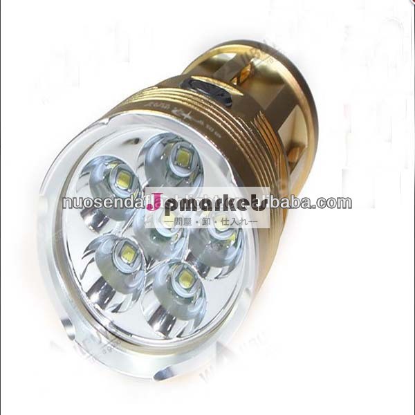 高輝度skyray王6xcreexmlt63- モード3800lmled懐中電灯/トーチ- 黄金( 4x18650)問屋・仕入れ・卸・卸売り