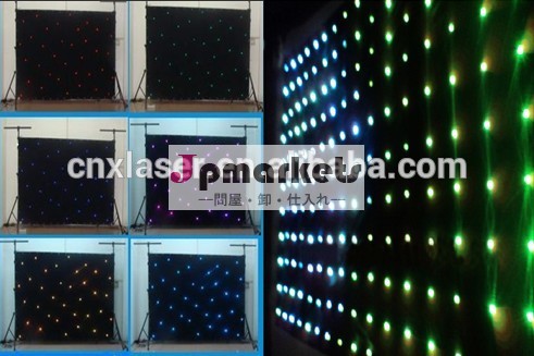 ビデオの布/ledビデオカーテン/主導の布の/2*3m壁の装飾布問屋・仕入れ・卸・卸売り