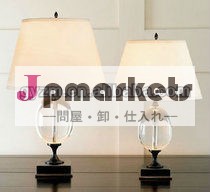 白い布とクリスタルランプホルダーモダン高級住宅の家具のテーブルランプ問屋・仕入れ・卸・卸売り