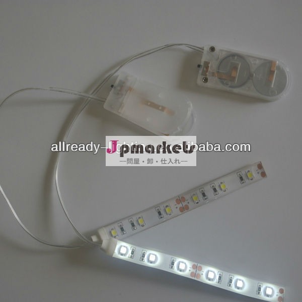 ce・rohsは承認した6vボタン型電池電源smd3528i p68smd5050ledフレキシブルストリップ問屋・仕入れ・卸・卸売り