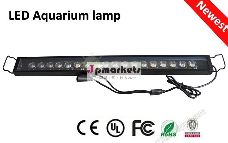 ledアクアリウムライト調光可能な高品質レンズ付き72ワット成長のためによいサンゴ礁90cm36のled釣りのタンク問屋・仕入れ・卸・卸売り