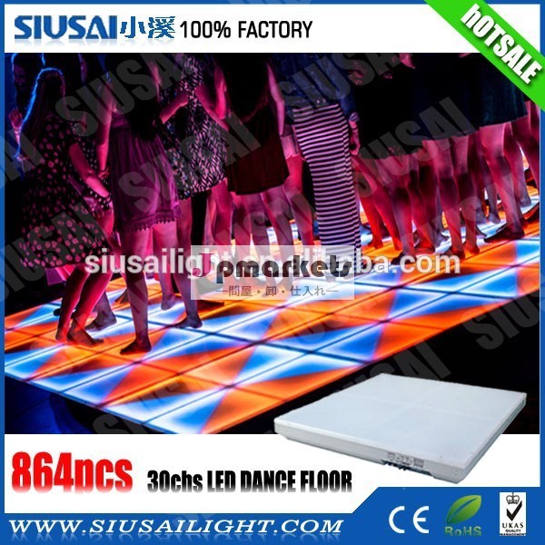 古典的な中国サプライヤー製造864個ledアクリルダンスフロア/白のダンスフロア/卸売ポータブルledのダンスフロア問屋・仕入れ・卸・卸売り