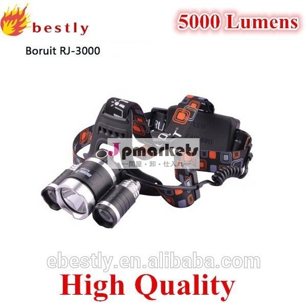 ズーム可能な高lunmens3xm-lt6は、 強力な20005000ルーメン充電式ヘッドランプルーメンledヘッドランプ問屋・仕入れ・卸・卸売り