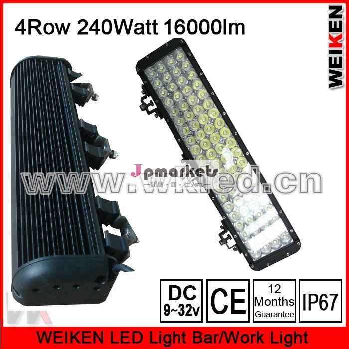 工場直売epsitar3w22インチ14400lm240ワットクワッド・ロウledライトバー問屋・仕入れ・卸・卸売り