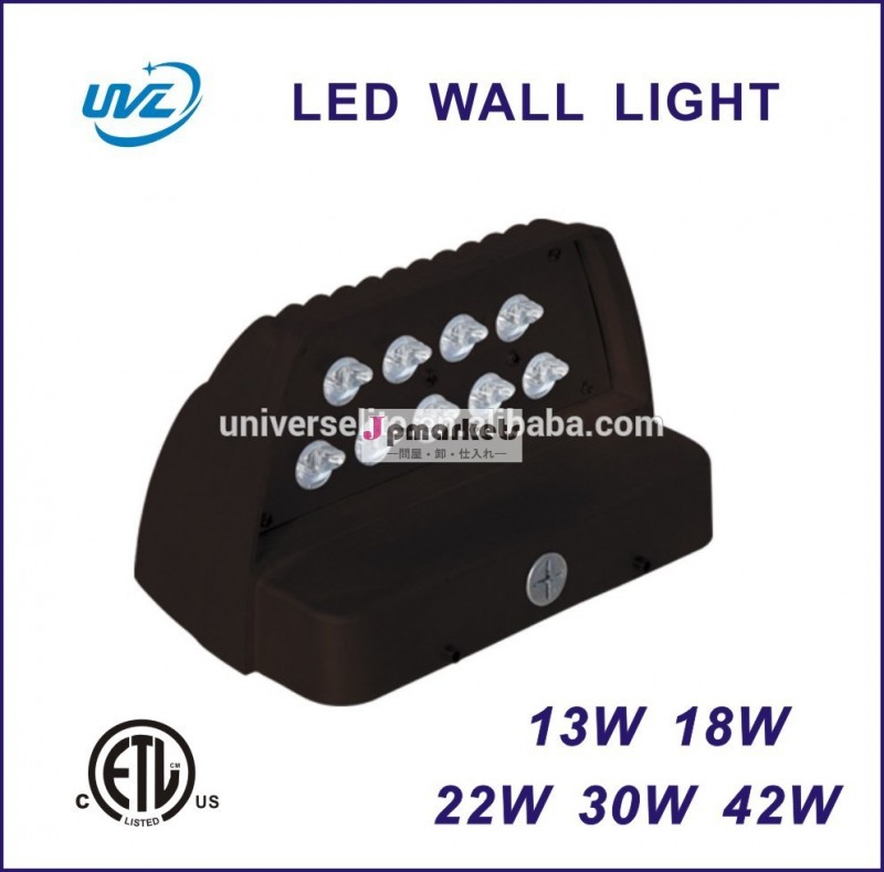 屋外用led壁ライト13w~42wetl・dlc証明書問屋・仕入れ・卸・卸売り