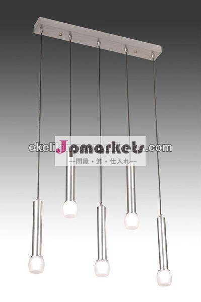 アルミニウム白い導かれたシャンデリア5*1Wの吊り下げ式ライト、現代家の装飾の照明問屋・仕入れ・卸・卸売り