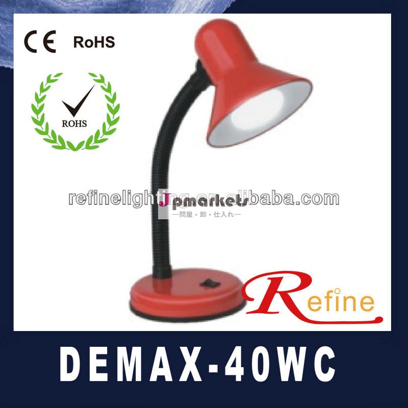 Vde2014年安い120/230ve27max40w鉄テーブルランプフィクスチャ電球なしのledテーブルランプledデスクランプ問屋・仕入れ・卸・卸売り