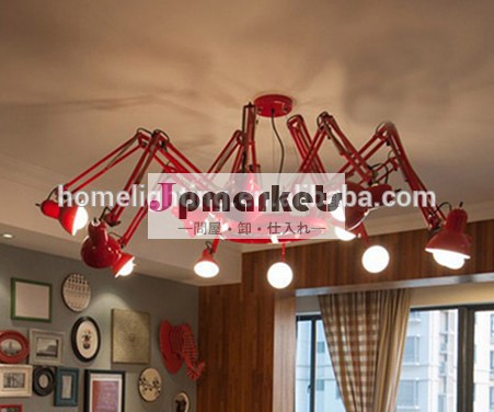 近代的な装飾的なシャンデリアの12灯シーリングライトスケーラブルなクモペンダントランプ問屋・仕入れ・卸・卸売り