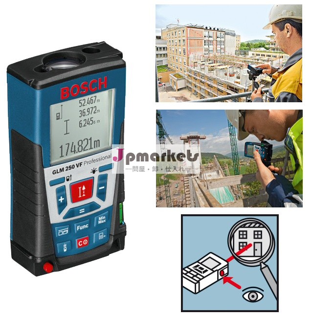 ボッシュレンジファインダglm250まで250mボッシュのレーザー測定装置問屋・仕入れ・卸・卸売り