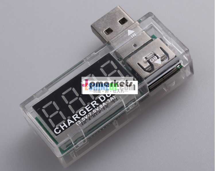 透明なusb電流計電流テスター3.5v-7v3a正確な検出器問屋・仕入れ・卸・卸売り