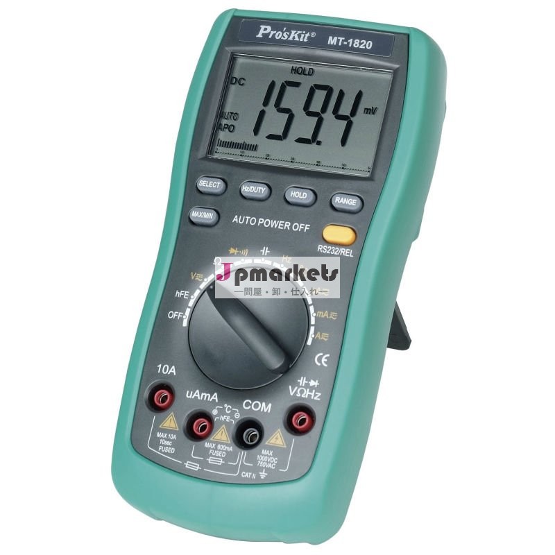 デュアルディスプレイproskitmt-182035/6dmmw/usbコネクタusbインタフェースを備えたデジタルマルチメータ問屋・仕入れ・卸・卸売り