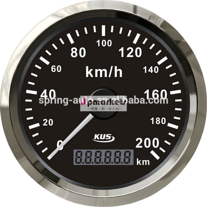 Gpsgpsの走行距離計スピードメーター85ミリメートルvelometer0-200km/hトラック用車のオートバイ問屋・仕入れ・卸・卸売り