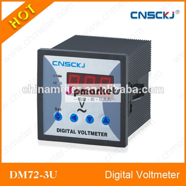 Ledデジタルパネルac電圧計dm72-3u-1220v電圧計問屋・仕入れ・卸・卸売り