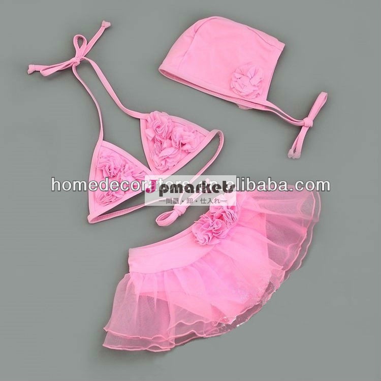 美しいピンクの赤ん坊の水着2014年/ベビー水着/水着問屋・仕入れ・卸・卸売り