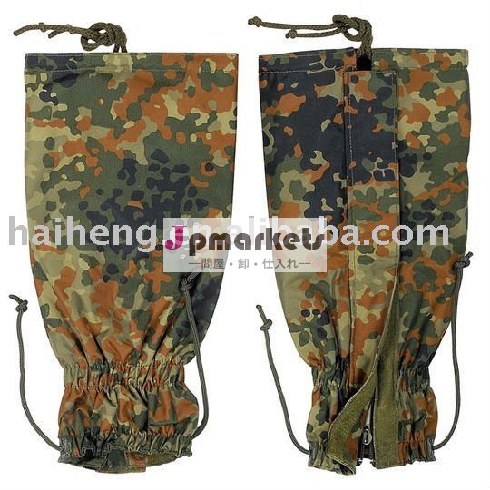 軍の防水強い600d/pvcゲートル問屋・仕入れ・卸・卸売り
