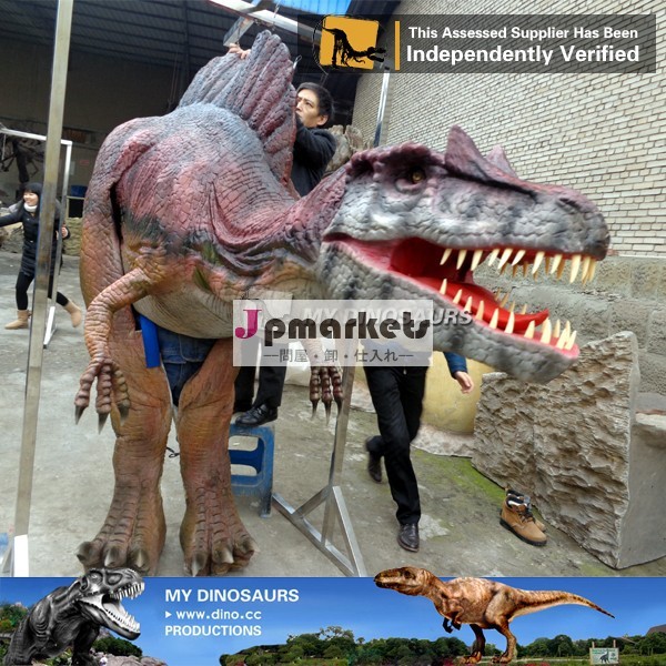 私のディノ- を持って歩くspinosaurus販売のための現実的な恐竜のコスチューム問屋・仕入れ・卸・卸売り