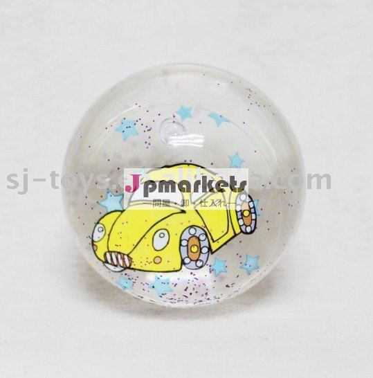 ギッター車のバウンスボールおもちゃ、 プラスチック内部の空気でボールをバウンス問屋・仕入れ・卸・卸売り