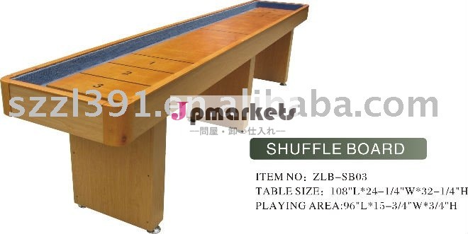ZLB-SB03 MDFの屋内shuffleboardのテーブル問屋・仕入れ・卸・卸売り
