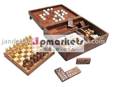 1つのSheeshamの木製のゲーム7問屋・仕入れ・卸・卸売り