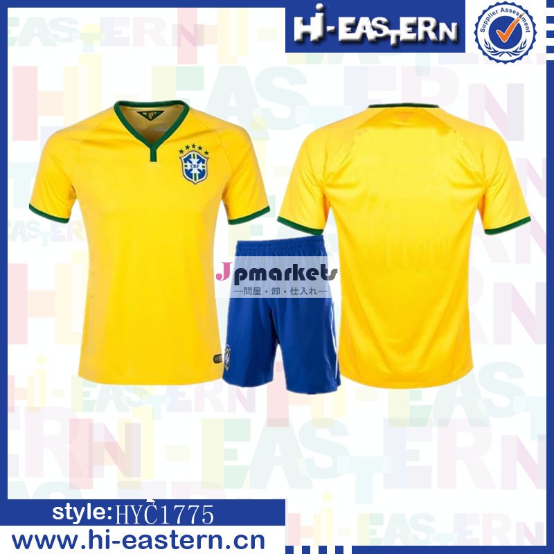 新しいスタイル2015ワールドカップジャージオマルブラジルでブラジルのサッカーユニフォームシャツスーツ問屋・仕入れ・卸・卸売り