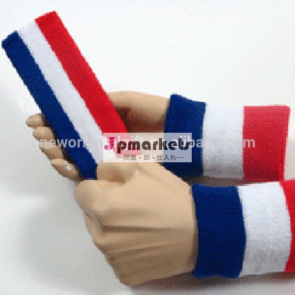 安いカスタムスポーツsweatbands国の旗の色問屋・仕入れ・卸・卸売り