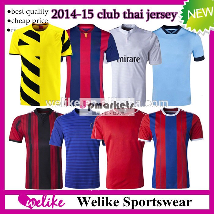 ホットな新製品のためのサッカーサッカーシャツ2015タイ品質サッカージャージ問屋・仕入れ・卸・卸売り