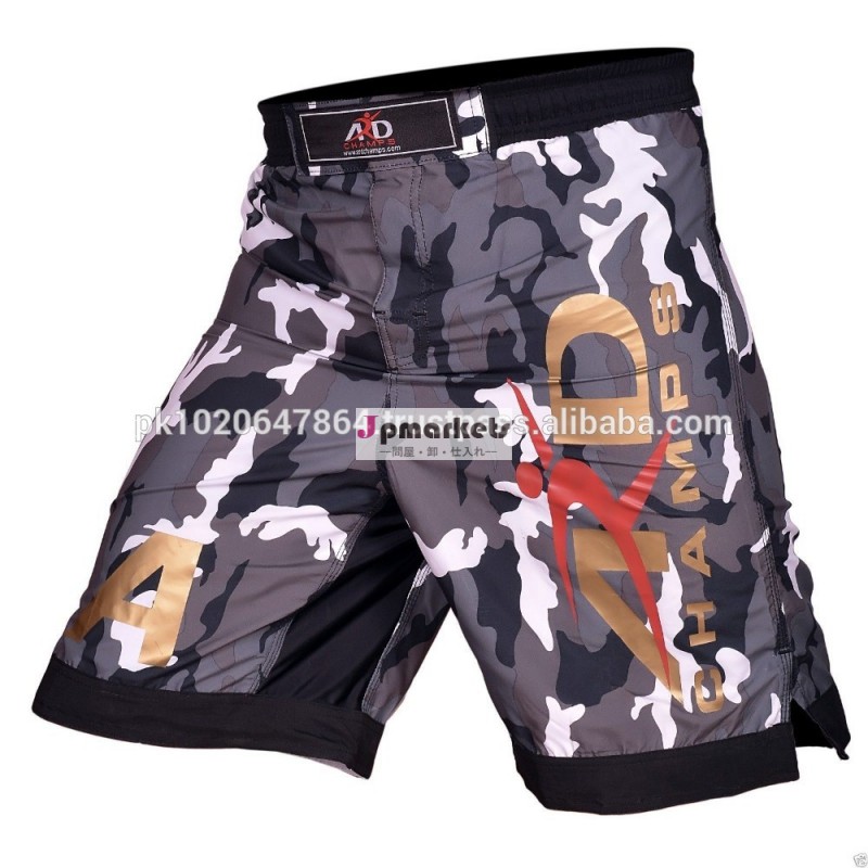 Mmaの戦いのショートパンツ迷彩柄ardプロ都市- グレー迷彩ufcケージ戦うグラップリング問屋・仕入れ・卸・卸売り