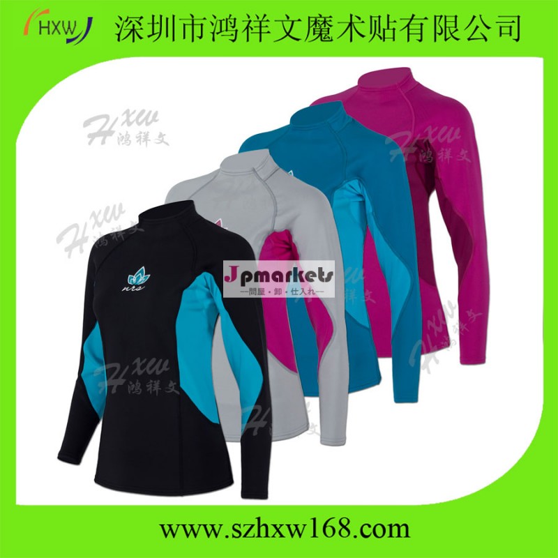 Hxw- 女性のhydroskin0.5ミリメートルシャツ問屋・仕入れ・卸・卸売り