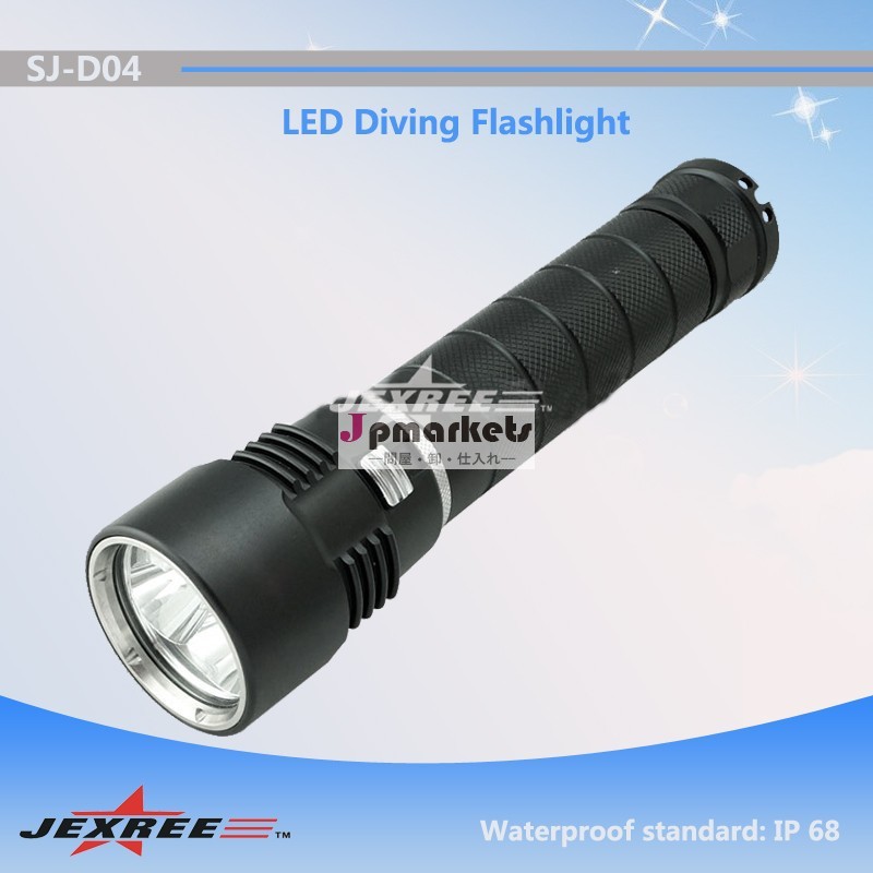 水中釣り機器3*10wattjexreeuv軍事品質xm-l2ダイビング懐中電灯ledトーチ問屋・仕入れ・卸・卸売り