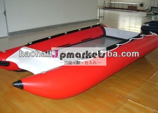 pvcインフレータブル380センチメートル5名カタマランボート問屋・仕入れ・卸・卸売り