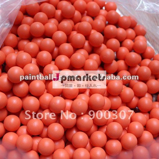 paintballの訓練のための500pcs/bagオレンジ再使用可能なゴム製球問屋・仕入れ・卸・卸売り
