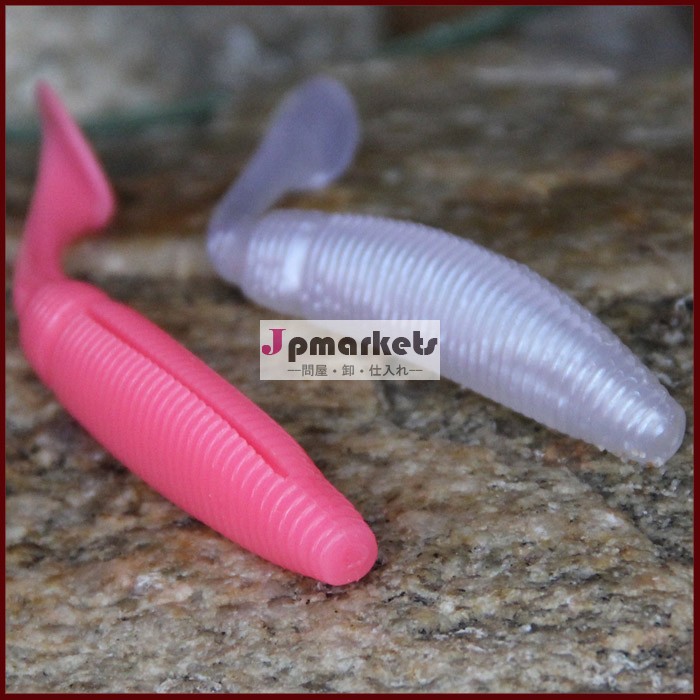 明るい色ソフトルg07battractiveミミズlure100mm/8.1g6pcs/bag問屋・仕入れ・卸・卸売り
