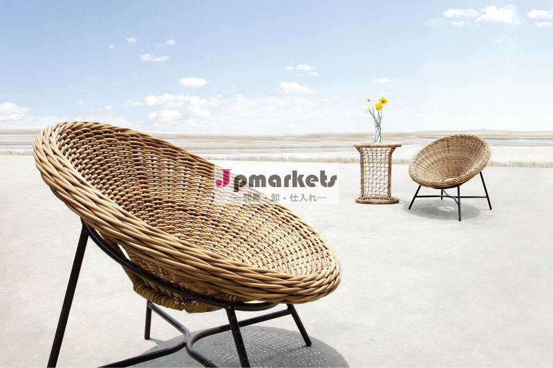 フランスのレジャー2014年合成籐製の卵形のビーチ椅子家具問屋・仕入れ・卸・卸売り