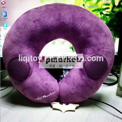 ソフビぬいぐるみ紫の色2014年首枕付きスピーカー問屋・仕入れ・卸・卸売り