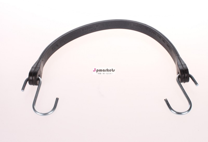15" ヘビーデューティーepdmゴムのバンジーtarpストラップは縛り付ける2sフック付コード問屋・仕入れ・卸・卸売り